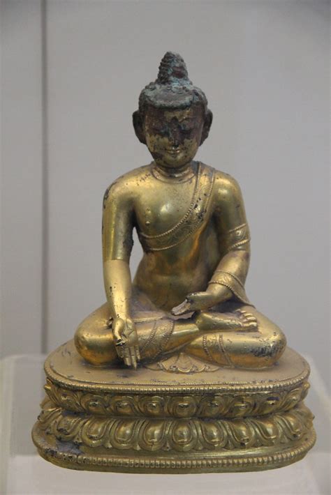 Ming Gilt Bronze Buddha Gansu Provincial Museum Lanzhou Flickr