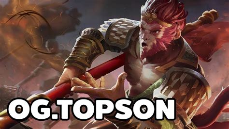 Topson Monkey King Mid Dota Gameplay Youtube