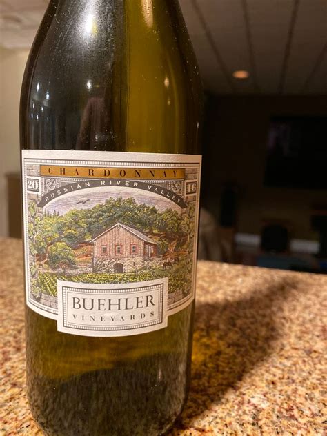 Buehler Vineyards Chardonnay Usa California Sonoma County