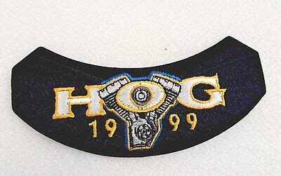 1999 HOG Harley Davidson Motorcycle Owners Group Patch Vest Jacket