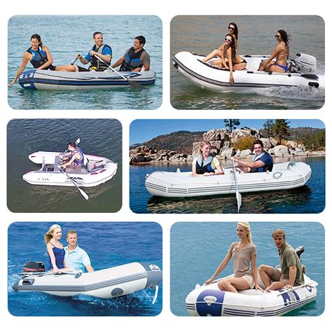 Solarmarine 2 Person Wood Floor Pvc Inflatable Small Fishing Boat Price