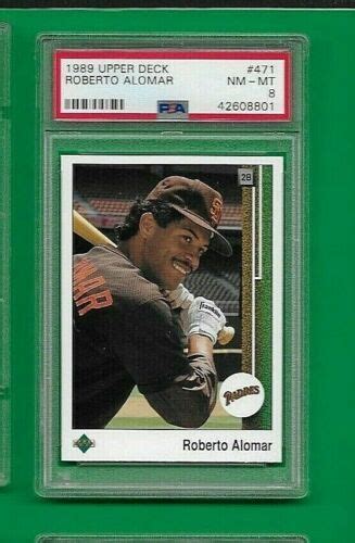 1989 Upper Deck 471 Roberto Alomar For Sale Online Ebay