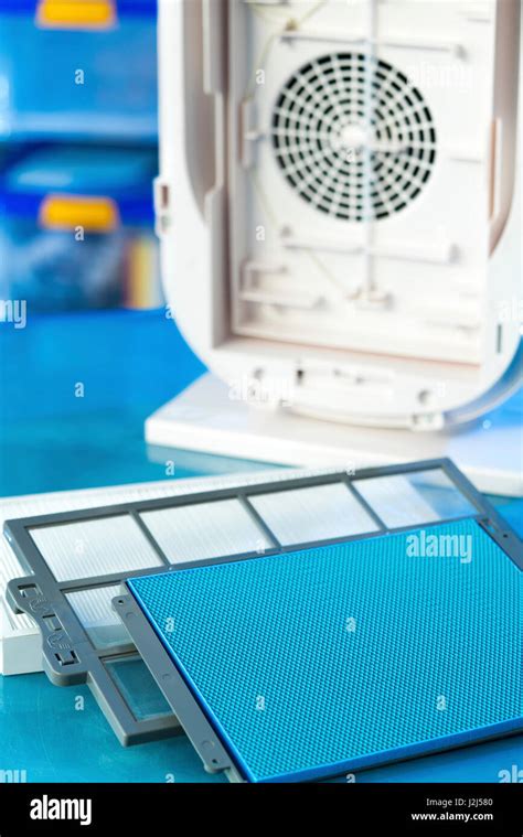 High Efficiency Particulate Air Hepa Air Filter System Stock Photo