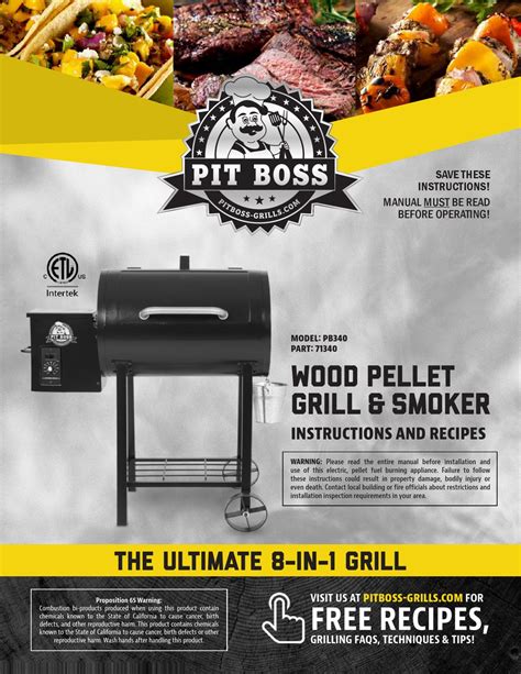 Pit Boss Pro Series Parts Manual