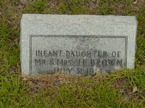 Infant Daughter Brown Desconhecido 1914 Memorial Find A Grave