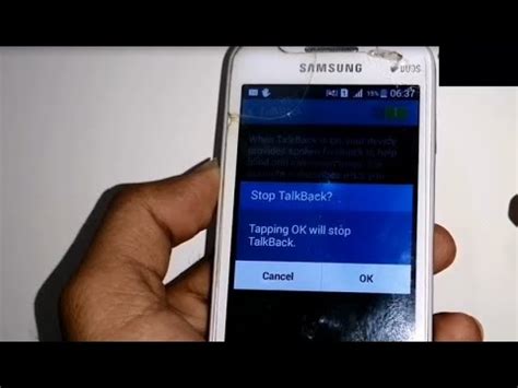 How To Turn Off Talkback In Samsung G H How To Disable Talkback In