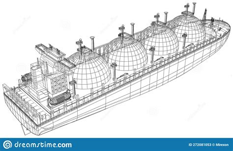 Oil Tanker Or Gas Carrier Big Ship Designed To Transport LPG Liquefied