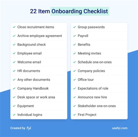 New Employee Onboarding Checklist Template | Sexiz Pix