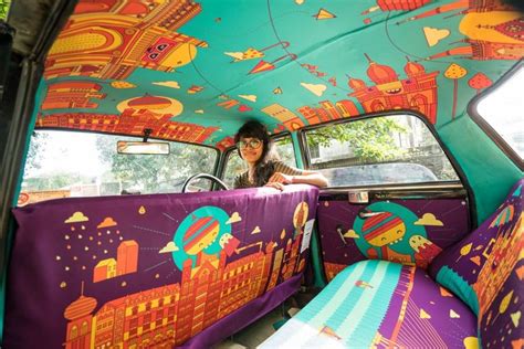 "The vibrant interior of a taxi in India" by TopdeBotton in pics ...