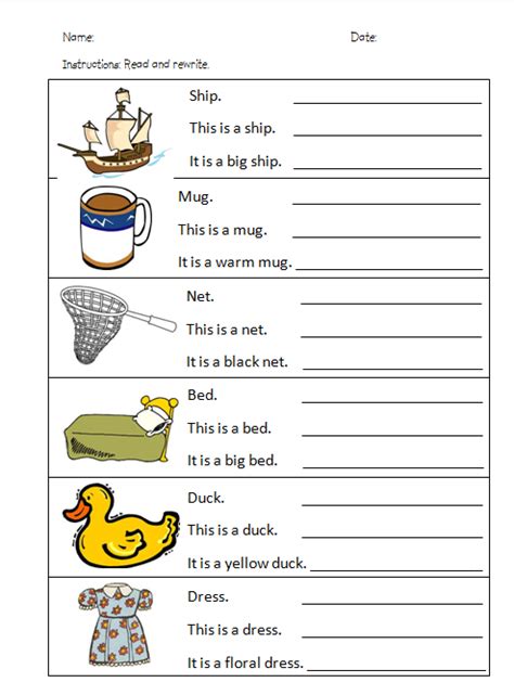 Grammar Year 2 Worksheets