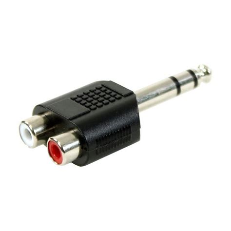 Plugger adaptateur rca femelle stéréo jack mâle stéréo easy