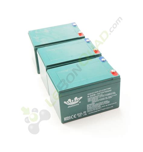 Pack de 3 batteries 6 DZM 12 12Volt de quad enfant électrique