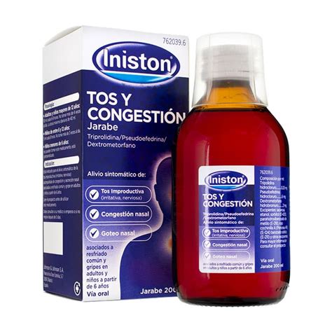 Compra Iniston Mucosidad Y Congestion 20 Mg Ml Mg Ml Jarabe