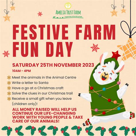 Festive Cheer And Fundraising For Amelia Trust Farm Amelia Trust Farm