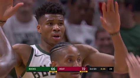 Giannis Antetokounmpo Highlights Milwaukee Bucks Vs Miami Heat Youtube