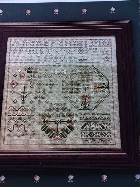 Kingsland Exampler Cross Stitch Pattern OOP New Etsy