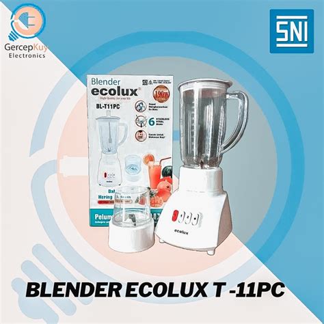 Jual BLENDER ECOLUX PLASTIK BL T 11 BLENDER PLASTIK Shopee Indonesia