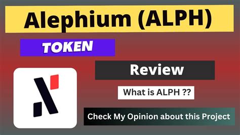 What Is Alephium ALPH Coin Review About ALPH Token YouTube