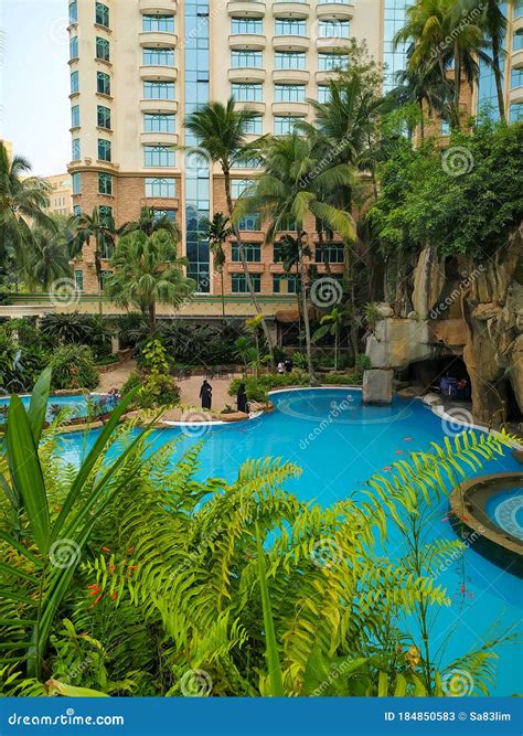 Sunway Lagoon Hotel Swimming Pool Editorial Stock Photo - Image of mall ...