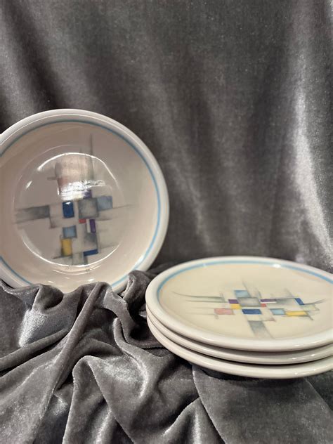 Epoch Soho E217 Lunch Plates Set Of 4 Etsy Uk