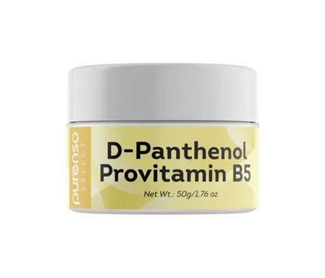 D Panthenol Provitamin B5 Pantothenic Acid Calcium Pantothenate