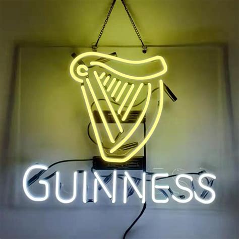 Guinness Neon Sign,Beer Neon Signs For Home Bar Man Cave Display