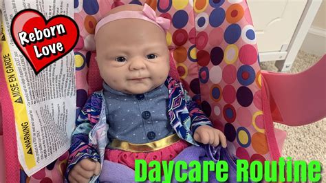 Newborn Baby Before Daycare Routine Reborn Role Play YouTube