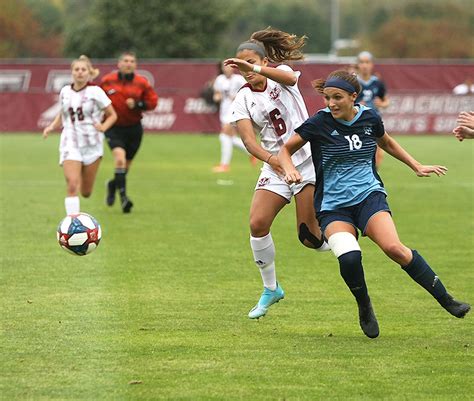 UMass Womens Soccer Team Nets 2 1 Win Over Rhode Island Photos