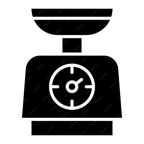 Premium Vector Weight Scale Vector Icon Design Illustration