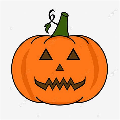 an orange pumpkin with two faces on it's face, cartoon, halloween png ...