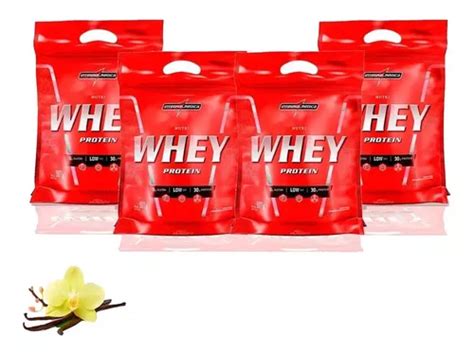 Combo 4x Nutri Whey Protein 907g Refil Integral Medica Frete Grátis