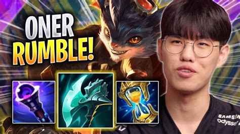 ONER CRAZY GAME WITH RUMBLE T1 Oner Plays Rumble JUNGLE Vs Xin Zhao