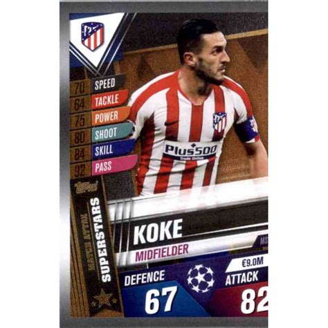 Cromos De Koke Superstars De Topps Match Attax