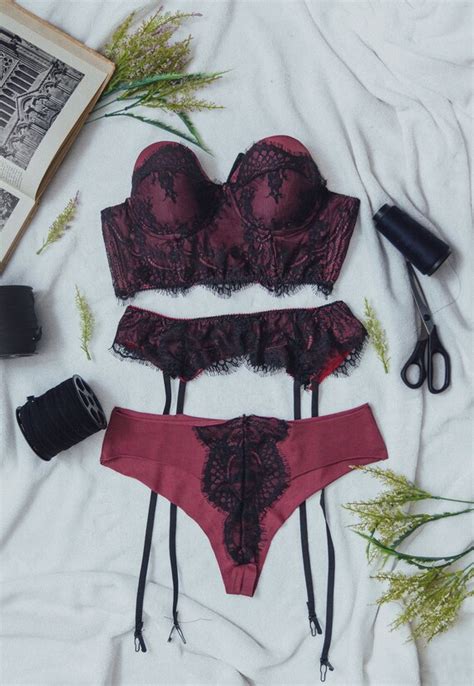 Vintage Lace Lingerie Set Etsy
