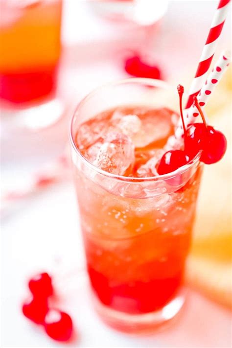 Shirley Temple Drink Recipe Julie S Eats Treats