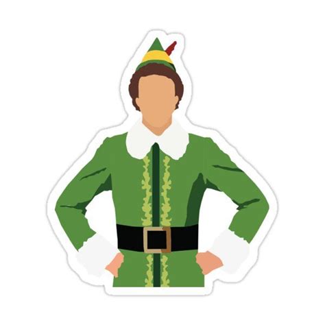 Buddy The Elf Sticker By Laurendeitzer In 2021 Buddy The Elf Vinyl