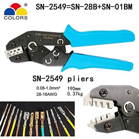 Buy SN-2549 SN-48B crimping pliers 4 jaws kit for TAB 2.8 4.8/C3 XH2.54 ...