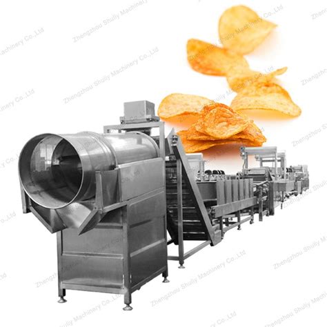 Fully Automatic 500kg H Potato Chips Making Machine Potato Chips