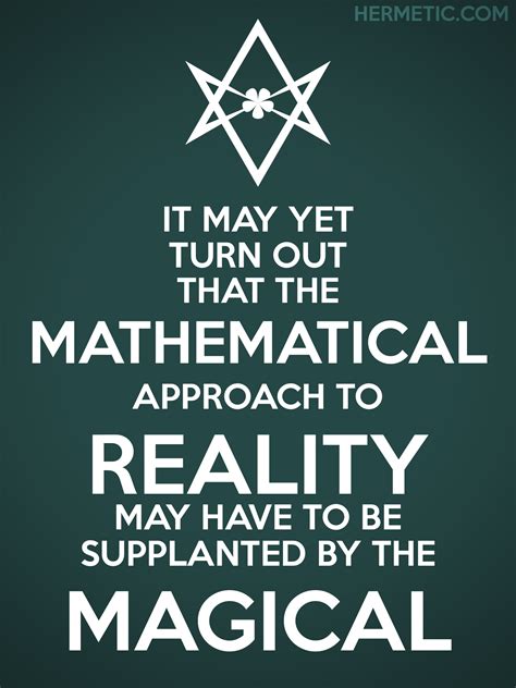 MATHEMATICAL REALITY MAGICAL - MINISTRY OF INFORMATION - Hermetic Library