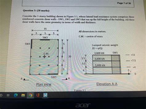 Consider The Storey Building Shown In Figure Chegg