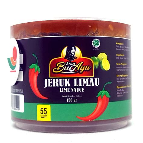 Jual Khas Bu Ayu Sambel Jeruk Limau Sedang Gr Sambal Khas Asli