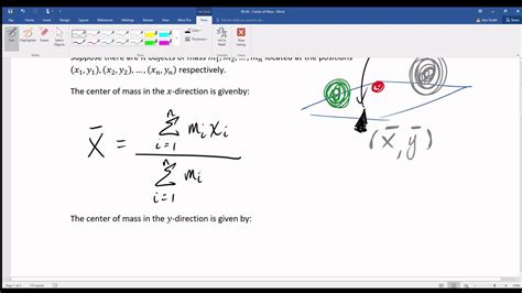 Calculus Ii 43 Center Of Mass For Discrete Objects Youtube