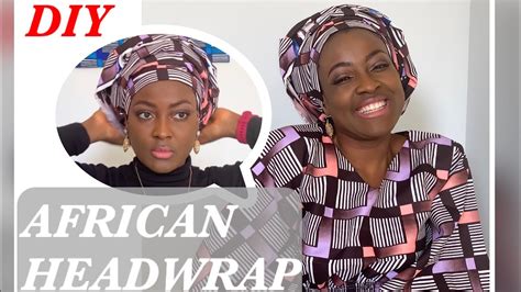 HOW TO TIE AFRICAN HEADWRAP HEADTIE GELE TUTORIAL YouTube