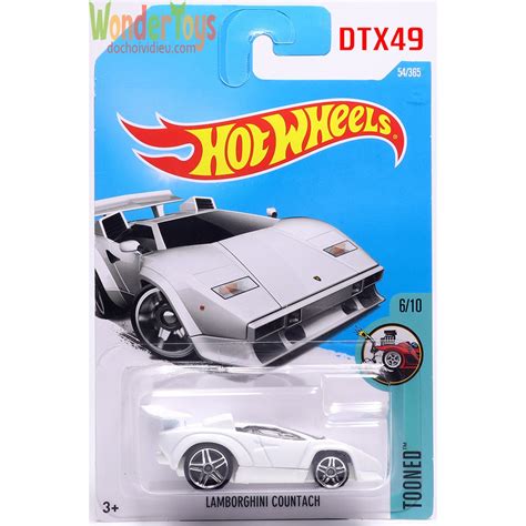 Xe Mô Hình Hot Wheels Lamborghini Countach Collections Tooned DTX Shopee Việt Nam