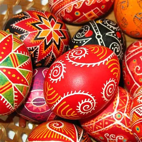 Ukrainian decorated egg Pysanka