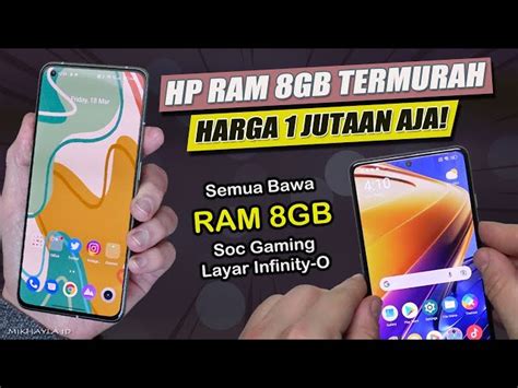 Hp Ram 8gb Murah Rekomendasi Terbaik Harga 1 Jutaan