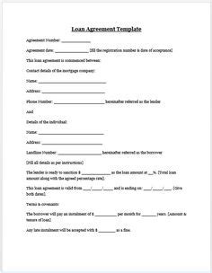 Printable Business Forms Ideas Contract Template Templates