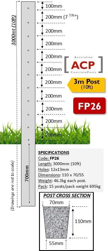 Concrete Fence Posts Concrete Posts Australian Concrete Posts Pty Ltd