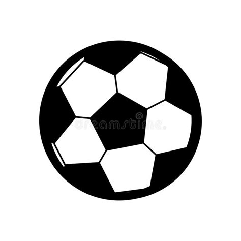 Football Or Soccer Ball Logo And Icon Stock Vector Illustration Of