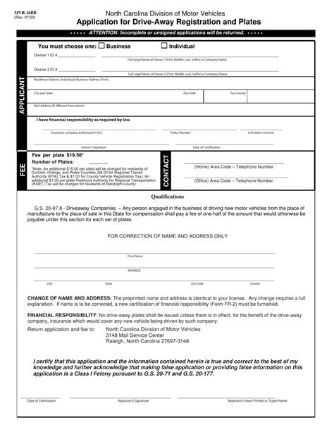 Form Mvr 16bb Download Fillable Pdf Or Fill Online Application For